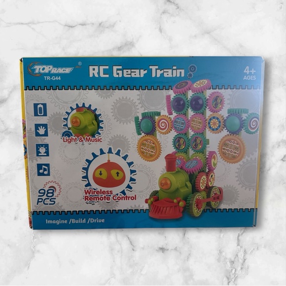 Top Race Other - RC Gear Building Train W/ Wireless Remote Control NIB